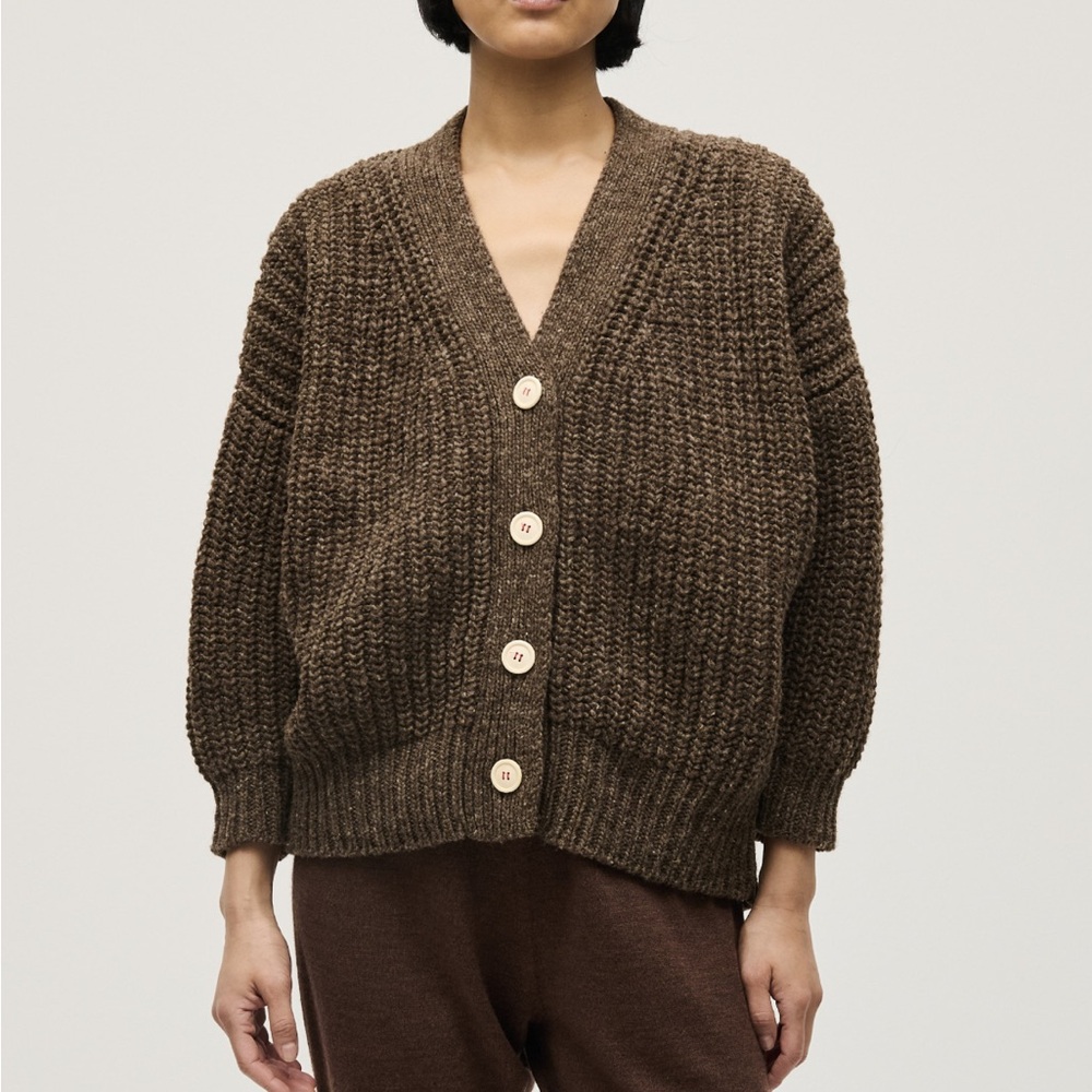 Babaa cardigan no 19 oak color